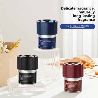 Perfume para Coche de Aromaterapia, Bálsamo Sólido para Coche, Ambientador para Coche, Fragancia para Hombre, Fragancia de Larga Duración