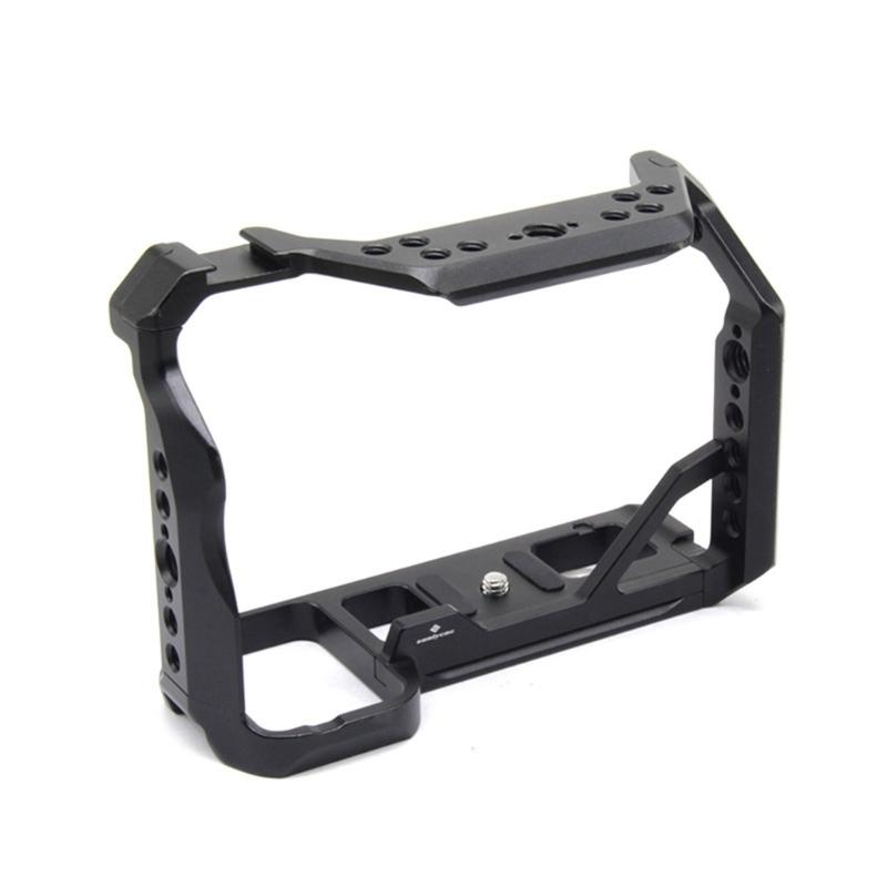 Camera Cage with 1/4 3/8 Threaded Holes Multiple Cold Shoe Mounts For A7M4 A9II A7s3 Camera Accessory Attachment