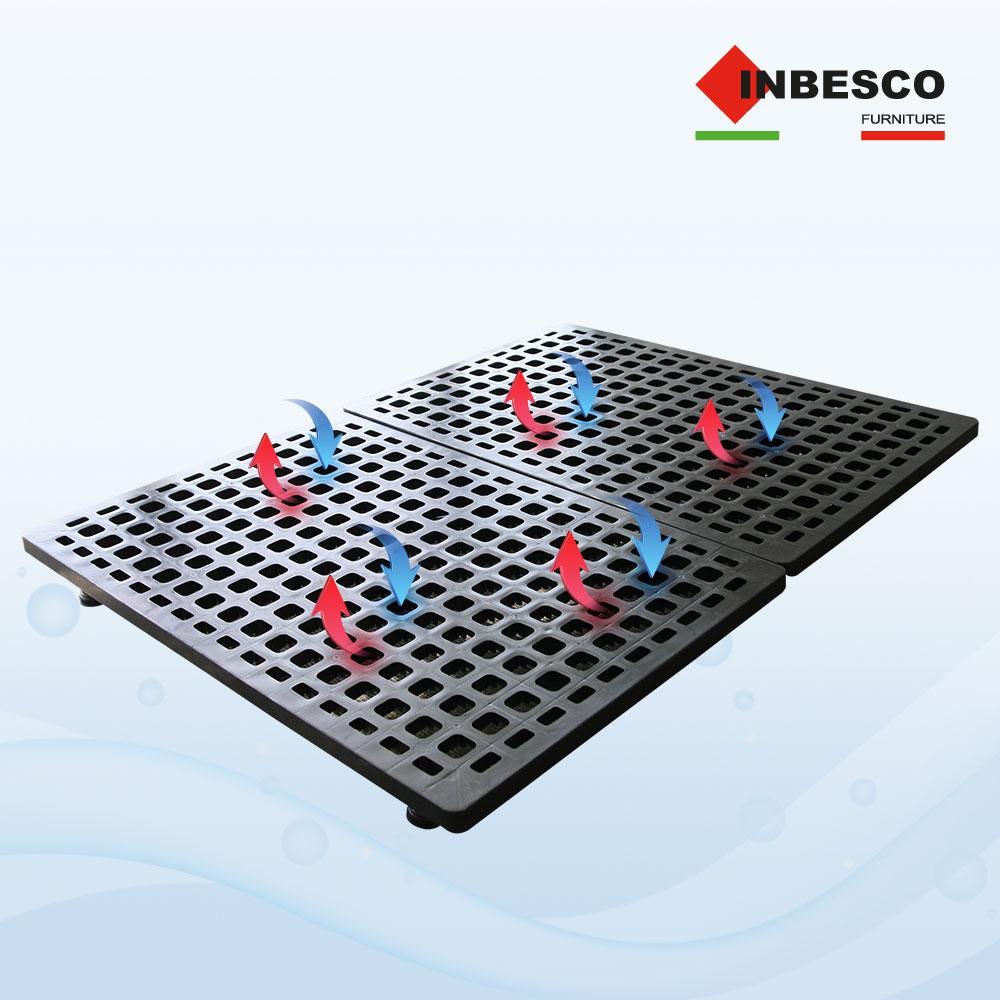 Well-Ventilated Pp Plastic Bed Frame Bed Board Floor Board Single S Super Single Ss Double D Queen Q
