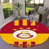 Galatasaray S Custom Name Round Area Rug,Carpet Rug for Living Room Bedroom Sofa Playroom Decor,Non-slip Floor Mat