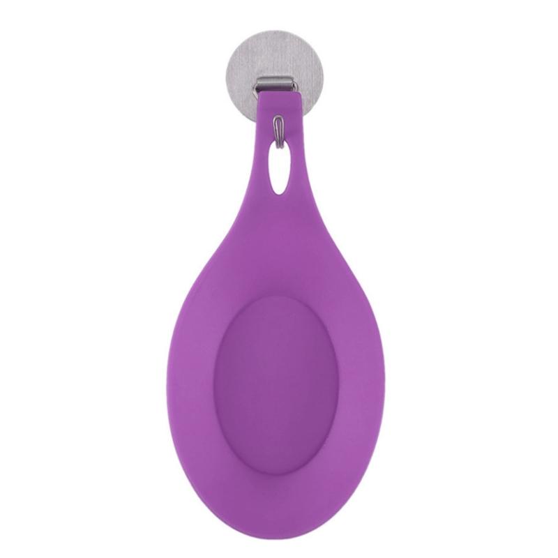 Silicone Spoon Holder Heat Resistant Washable Spoon Rest for Busy Cooks Household Use Multifunctional Design Sauce Dish