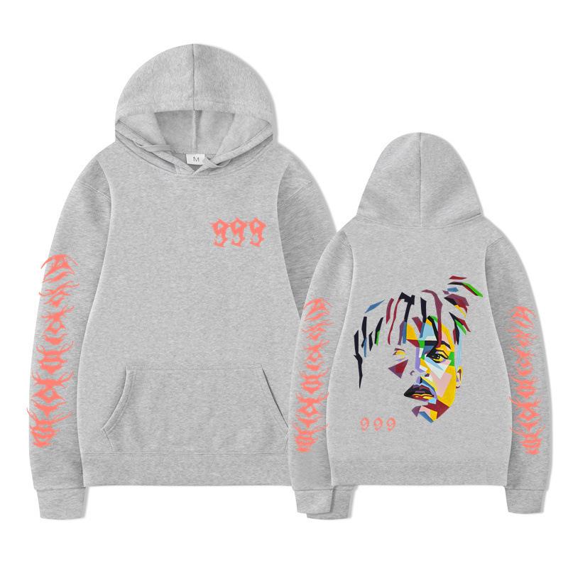Ebay Trendy Rapper 999 Pattern Print Hip Hop Loose Hoodie