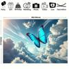 2D Flat Printing Blue Morpho Butterfly Backdrop Sky Cloud Party Background