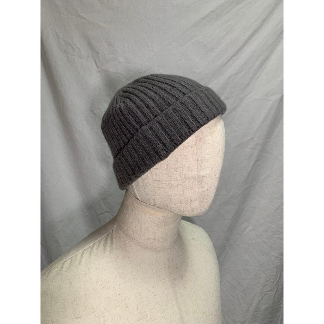 Used kijima takayuki knit hat beanie gray wool 100