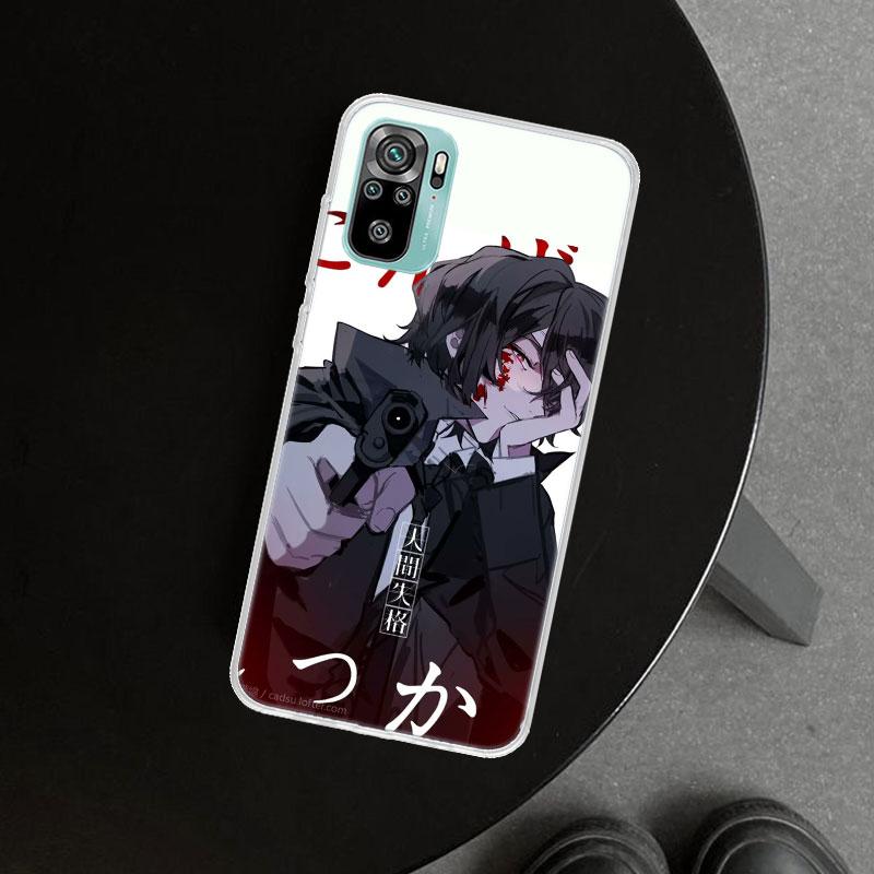 

Чехол для телефона Bungou Stray Dogs Дазай Осаму Для Xiaomi Redmi Note 15 14 13 12 11 Pro Plus 14S 12S 11S 11T 11E 10S 10 Индивидуальн Redmi Note 14 Pro 4G