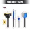 High Precisions Cleaning Bottom Bit TCTs Milling Cutter With AntiStick Coating For Plywood And MDFs