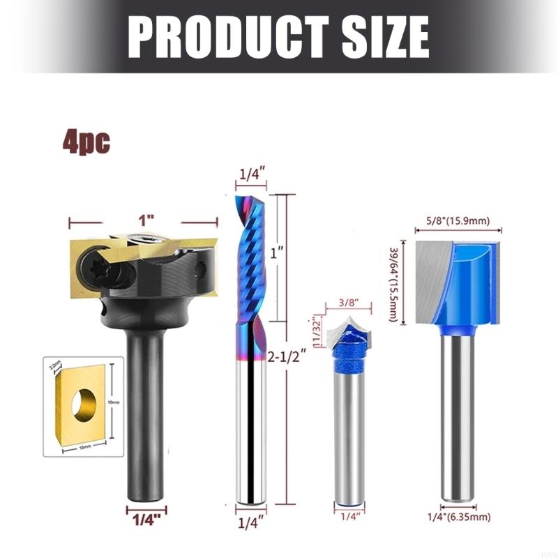 High Precisions Cleaning Bottom Bit TCTs Milling Cutter With AntiStick Coating For Plywood And MDFs