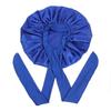 Women's Satin Sleep Cap with Elastic Ribbon - Large Hair Protection Cap for Home Use