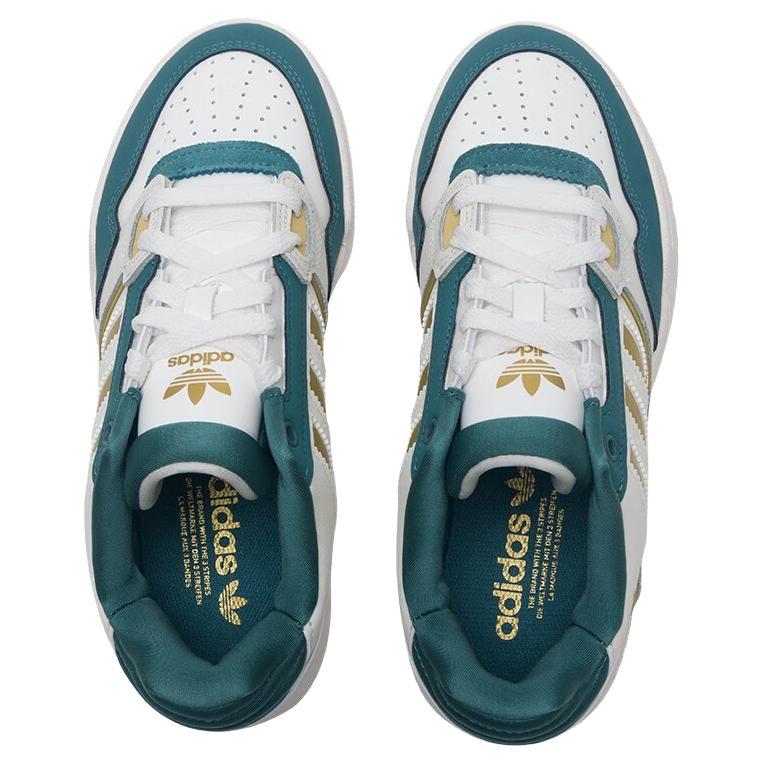 Adidas Originals Drop Step 2.0 Low Retro Comfortable Skate Shoes Unisex Sneakers White Green JS3252