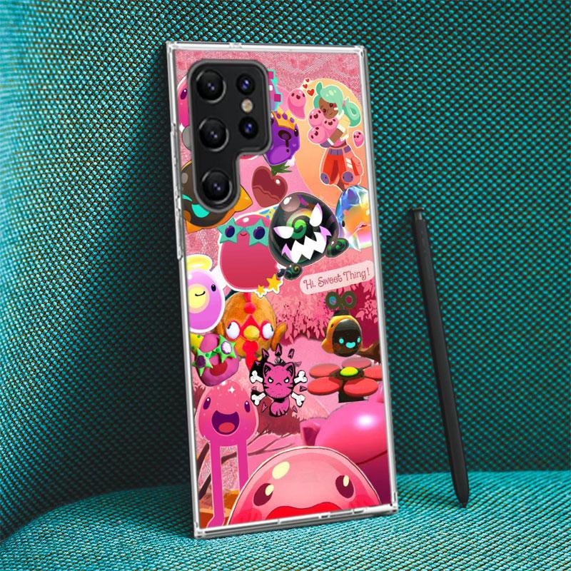 S-Slime R-Rancher Game Capa Phone Case For Samsung S26 Ultra S25 Edge Galaxy S23 S21 S20 S24 FE S22 S10 Plus Cover Clear TPU She
