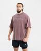 BOXRAW Poetry In Motion Oversized T-Shirt - Men'S M Bxrw-U-Pimt [Washed Burgundy]