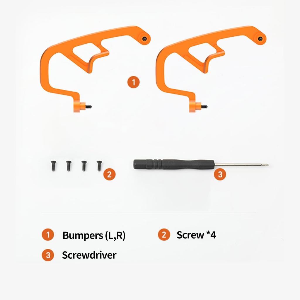 Avata 2 Gimbal Guard for DJI Avata 2, Aluminum Alloy Avata 2 Bumper Guards for for DJI Avata 2 FPV Drone Accessories, Light Camera Protection Guard