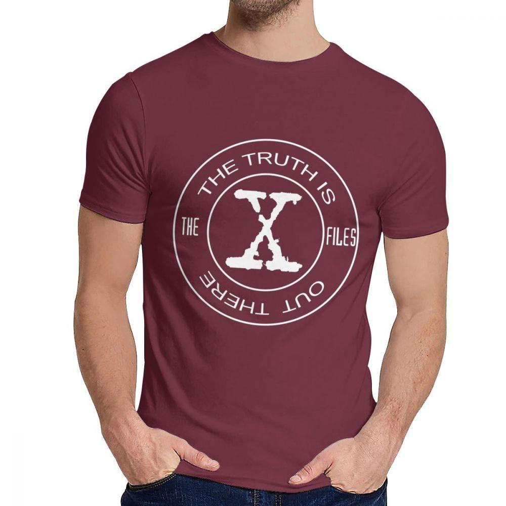 Girocollo The X Files La Verità È Là Fuori T-shirt Bianca Pazzo Per
