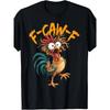 Caw F Gallo Divertido Pájaro Susurrador de Pollos Fawk Hombres Mujeres Camiseta Mismo Estilo para Hombres y Mujeres 2026 Verano Camiseta de Manga Corta Estampada