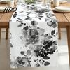 Rectangular Table Runner for Kitchen Floral Runner Spring Summer Flower Prints 72 Inch Indoor Outdoor Home Farmhouse Cover Dining Decor Modern