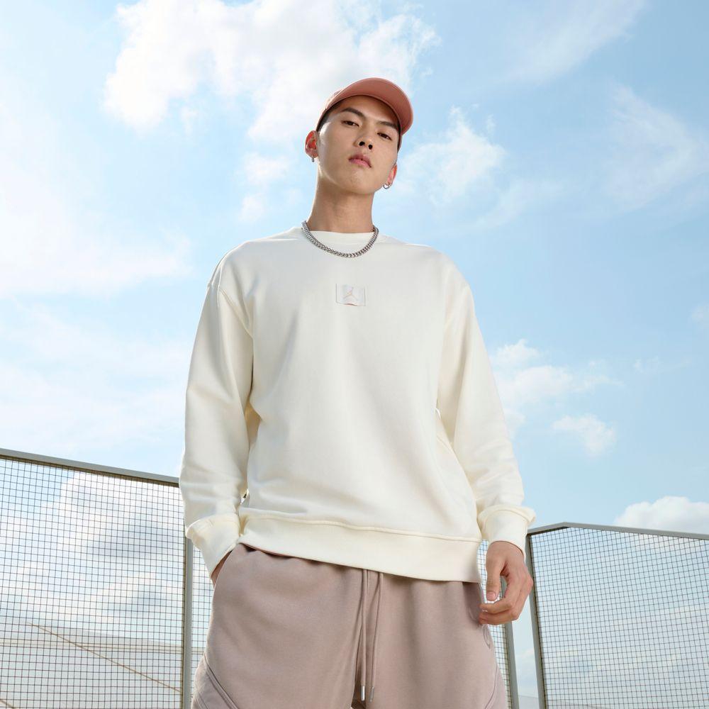 Jordan Flight Fleece FW24 Sweatshirt Men s Sail White XL