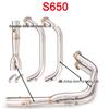 S650 Little Vulcan 650 Modified Stainless Steel Motorcycle Exhaust Front Section