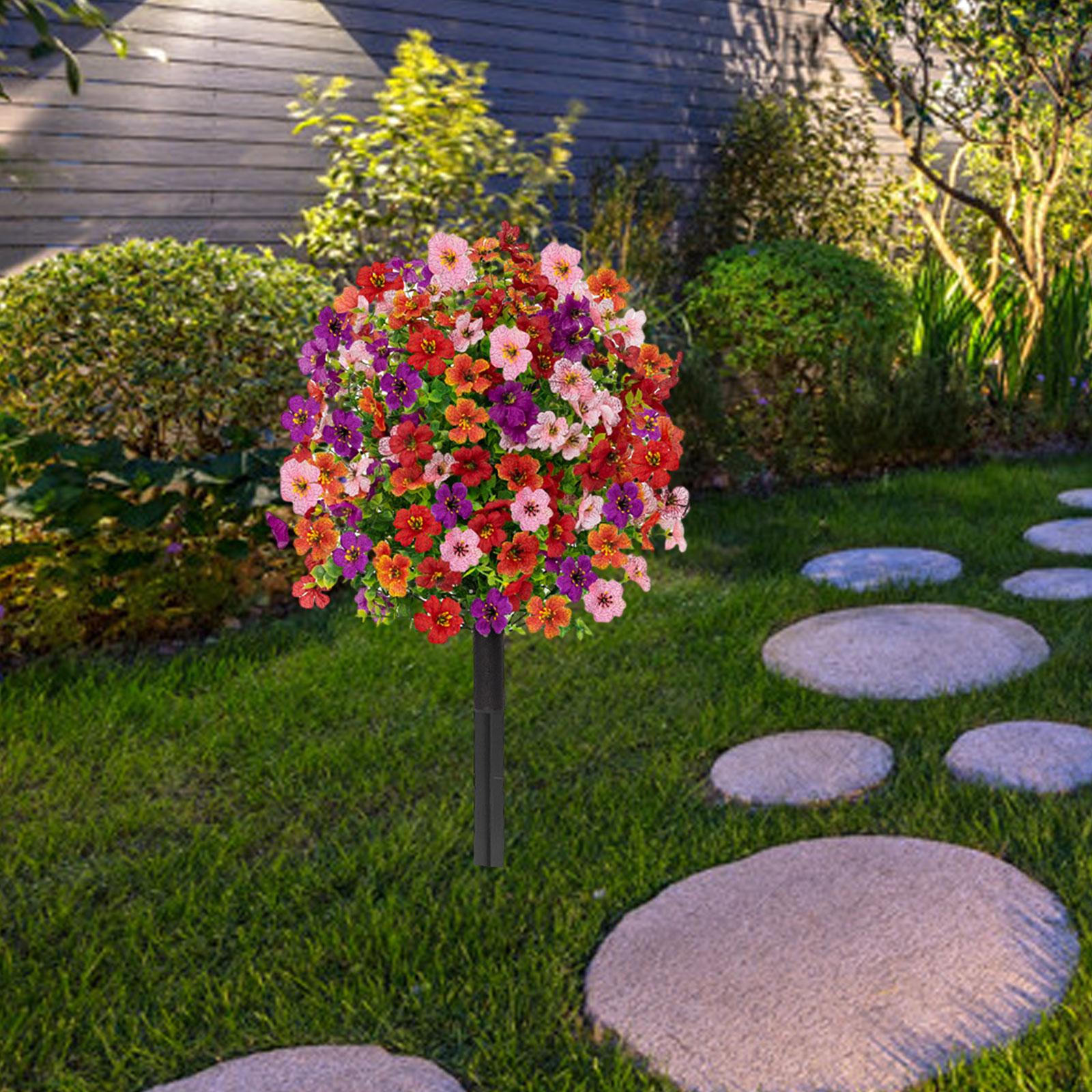 

24-дюймовый фиолетовый колышек для садового декора и аксессуаров PinkPurpleOrange Red