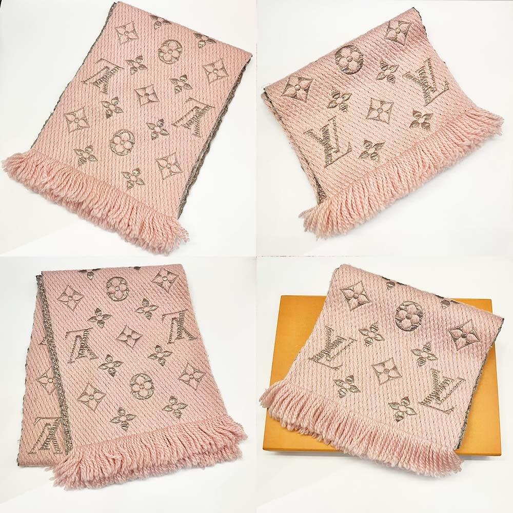 Used LOUIS VUITTON Escalp Logo ManiaScarf silk/wool Women