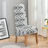 Spandex Chair Cover Stretch XL Size Long Back Chair Covers Seat Covers with Back for Wedding Dining Room Chairs for Kitchen