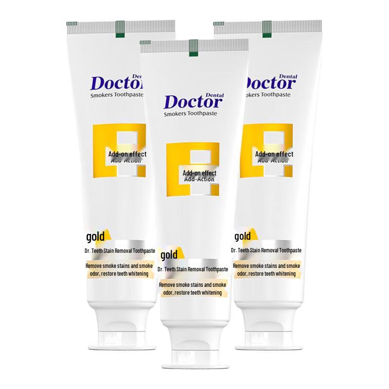 

Dr. Dental Anti-Smoke Stain Toothpaste (3-Pack)