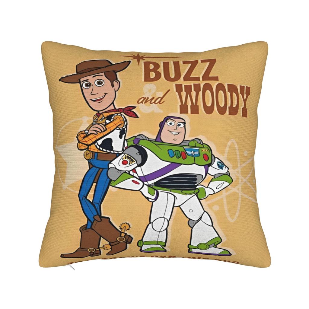 Digital painting of Woody from Toy Story 4 Square Pillow Case Cushion Cover Zippered Decor Pillowcase for Living Room 45x45cm