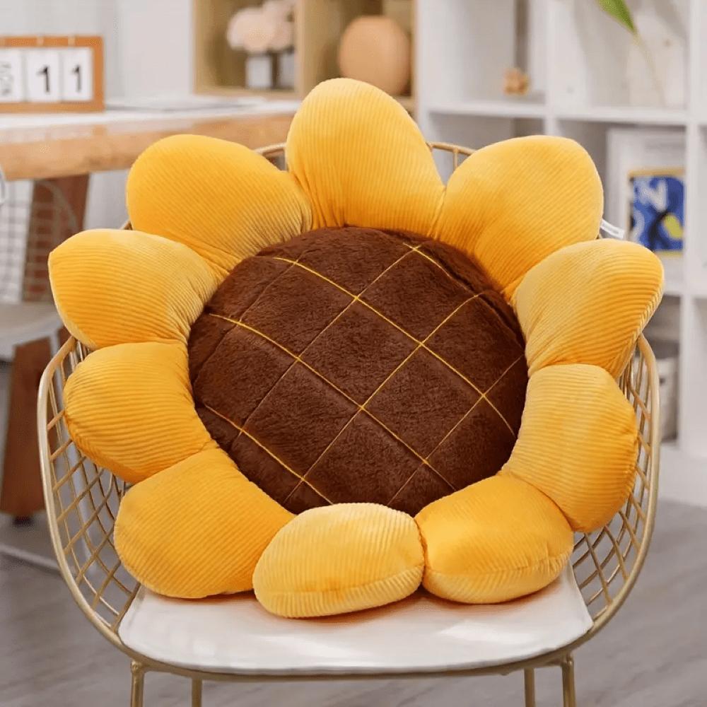 

Sunflower Throw Pillow Imaginative Flower Pillows Seating Cushion Plush Plush Plushies Bolster Home Sofa Ornament Gifts Boys Girls 40cm