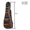 Special National Style 23  Ukelele Ukulele Uke Bag Backpack Case 6mm Cotton Padding Durable Colorful with Adjustable