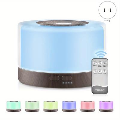 Diffuser For Home   Aromatherapy Diffuser with LED Light  6 Essential Oils  Ultrasonic Cool Mist  Remote Control  110V/220V  21