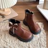 Girls' Zipper Pull- Bootie Princess British Boots for School and Party