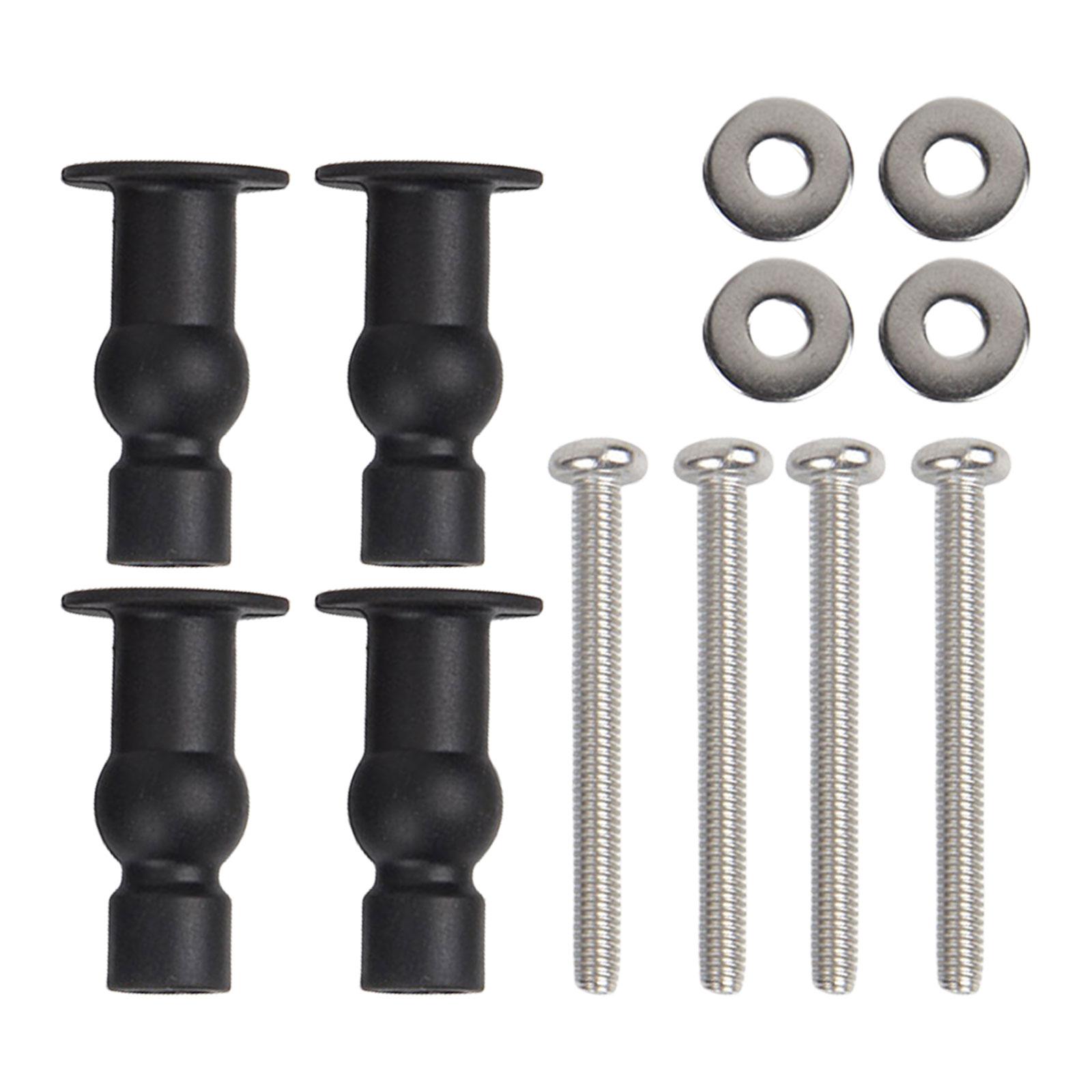 

4 шт. винты для крепления верхней части сиденья унитаза универсальные петли для сиденья унитаза винт для крепления глухого отверстия сиденья унитаза прочные