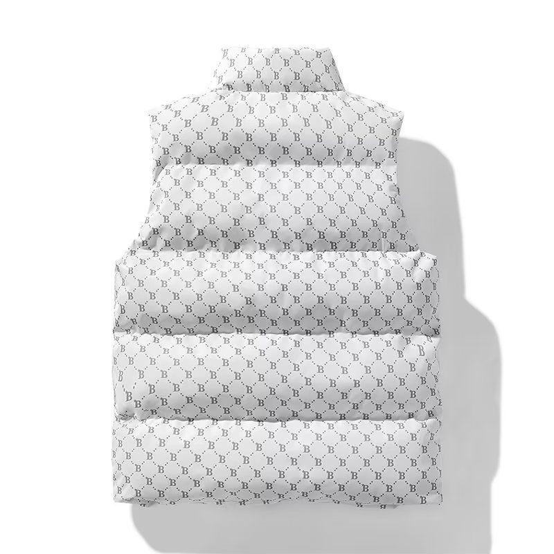 Vest Men's Autumn and Winter Vest Popular Men Wear Trendy Brand Warm Vest Jacket