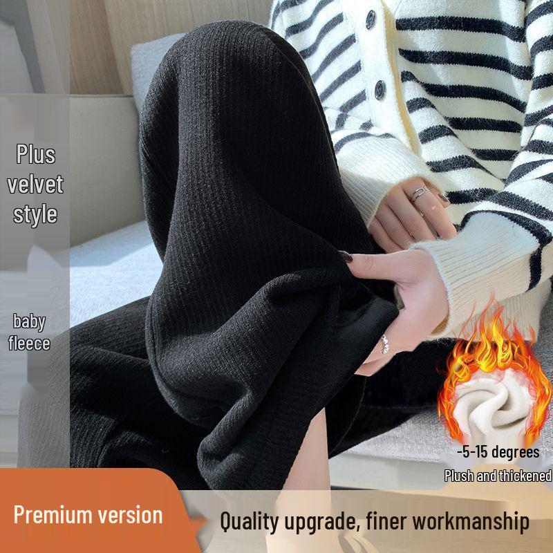 Pantaloni a gamba larga premaman: Taglia Comoda, Pancia Non Costretta, Vestibilità Petite, Velluto, Primavera/Estate 2026
