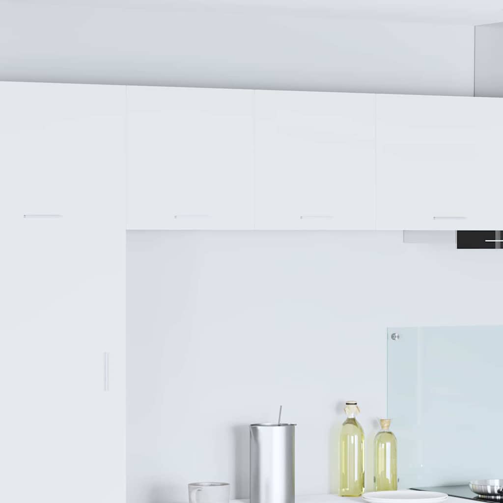 Wall Mounted Cabinet with Door 2 pcs White 40 x 31 x 40 cm Particleboard