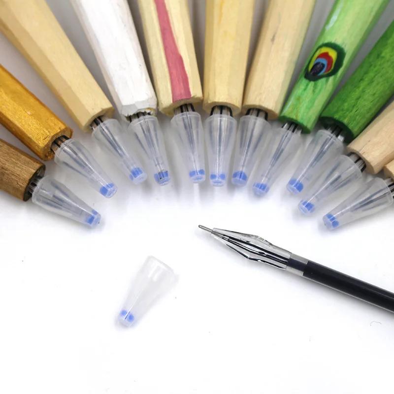 Creative Hand Carved Wooden Animal Shaped Pen