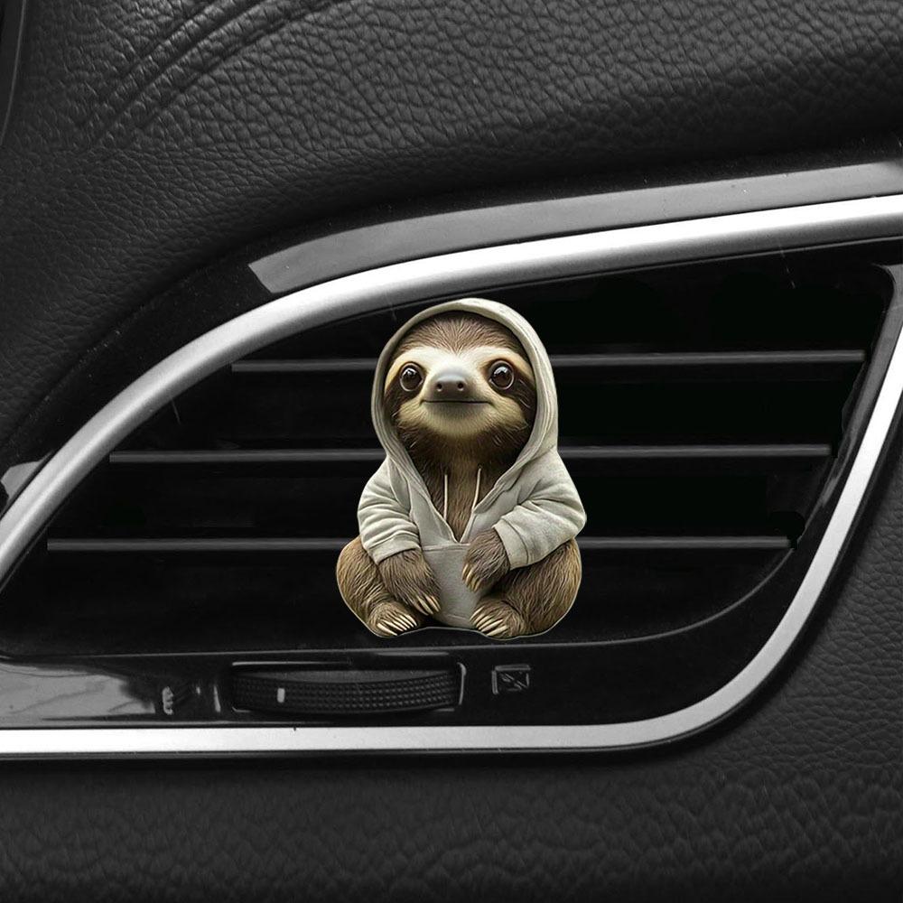 Niedliche Cartoon 2D Kätzchen Lüftungsklammer Auto Lufterfrischer Auto Klimaanlage Luftauslass Aroma Diffusor Auto Innendekoration