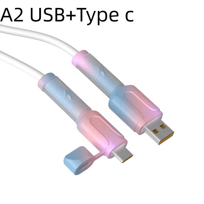 

Charger Cable Protector Soft Silicone Cover Type C Charger Cable Protector Cable Protector Cord Saver Practical Accessories