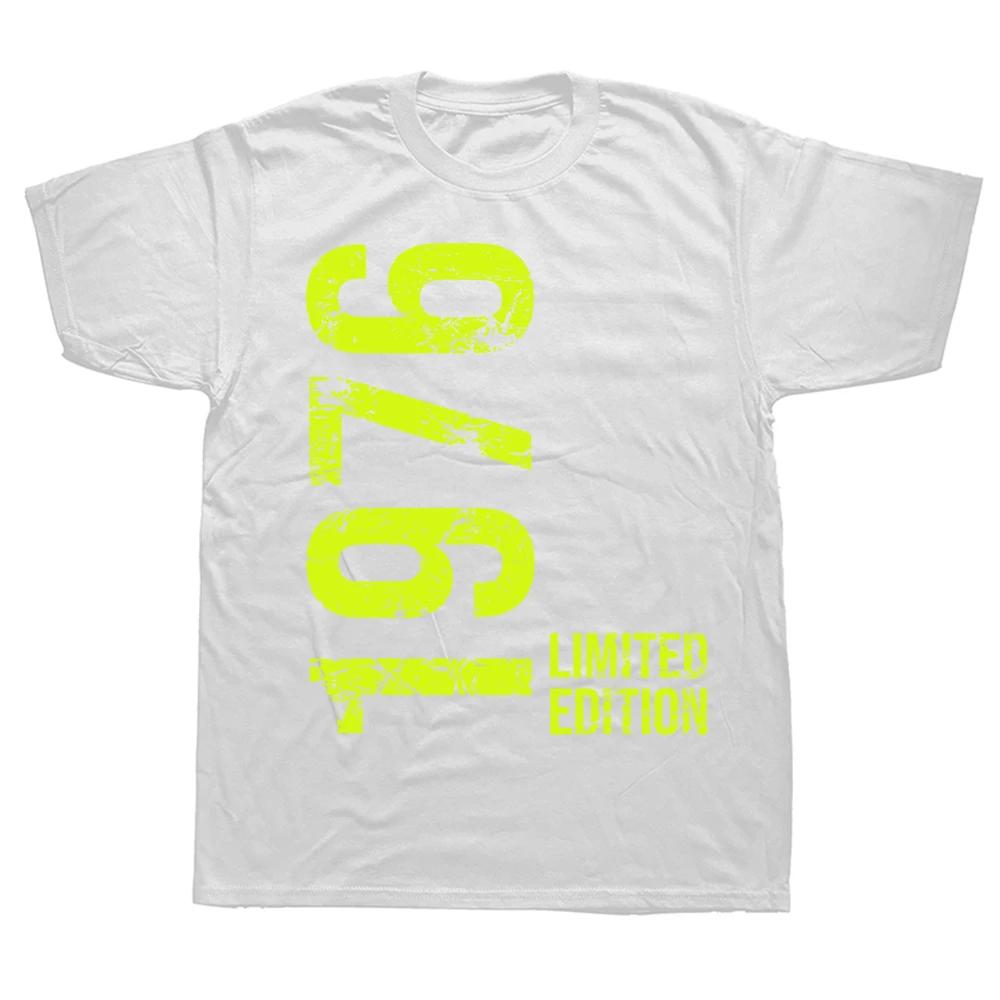 48th Birthday 48 Years Man Woman Retro Vintage 1976 Gift Tee Tops Round Neck Fashion Tshirt Clothing Casual Basic T-shirts