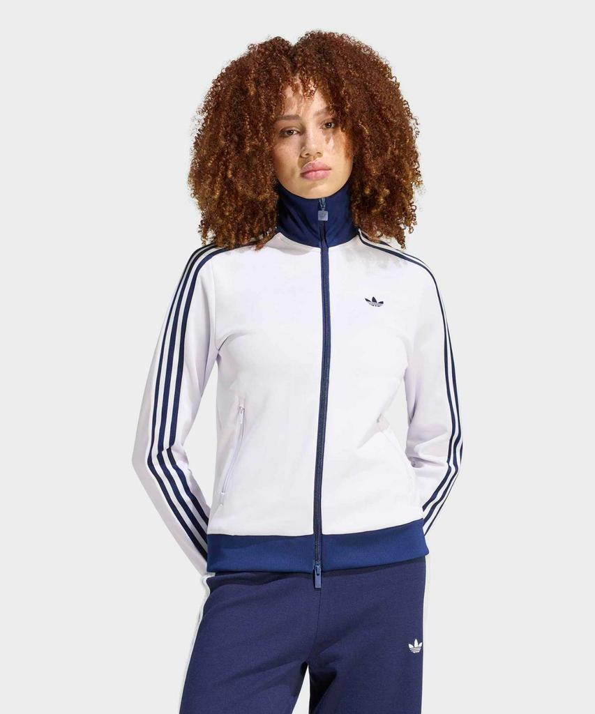adidas Klasická bunda na track - Mrazivě fialová:Tmavě modrá / Kx4263