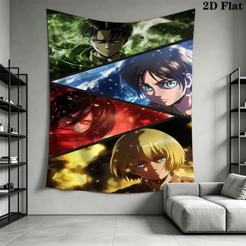 Attack Titan Wall Tapestry Tapestry Fashion Print Wallmounted Wall Decoration Work Of Art Wall Covering Decoration