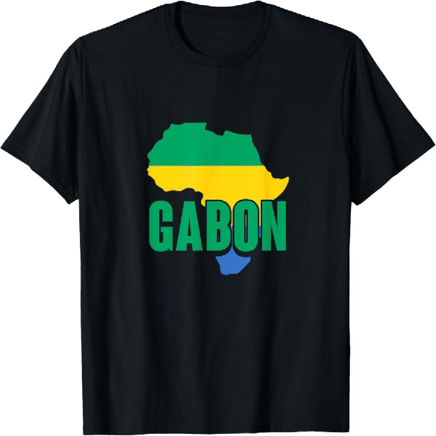 Gabon African Pride and Heritage T-Shirt XXXXXL разноцветный