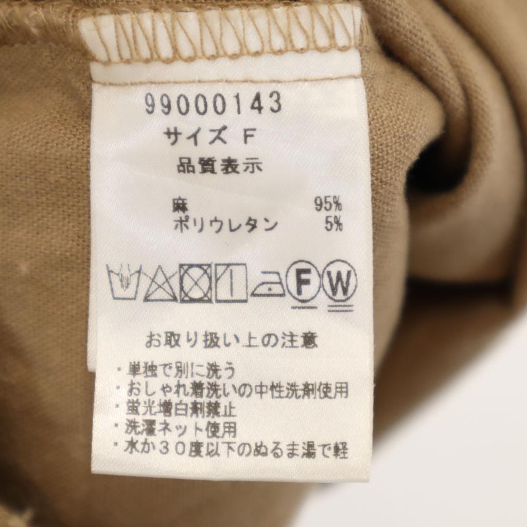 ANIECA V neck Best Brown stretch Women Used