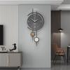 Modern Silent Wall Clock for Living Room or Restaurant Decoration