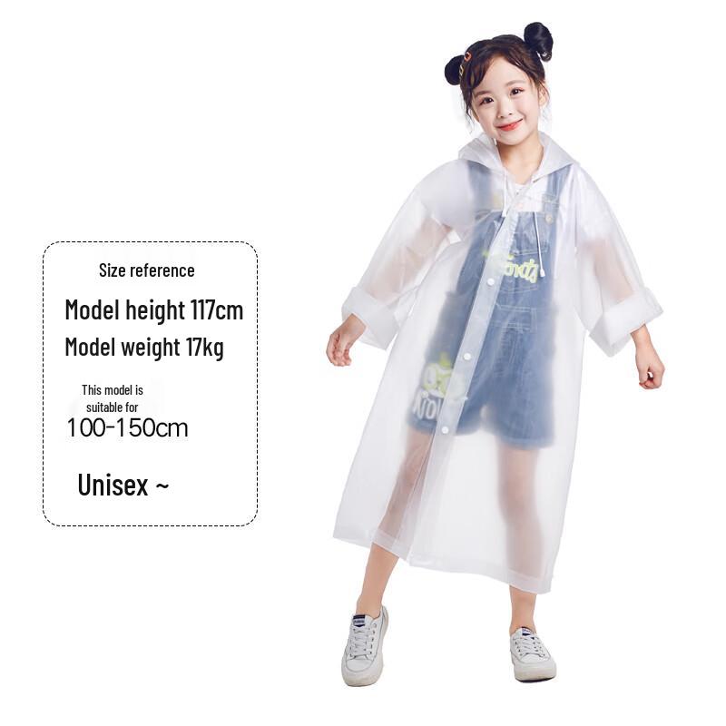 Children s Disposable Rain Poncho 5-Pack