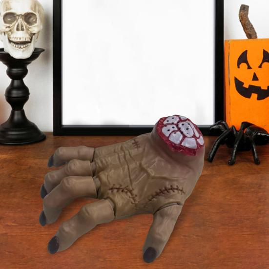 Remote Control Crawling Hand Prank Toy Spooky Halloween Animated Zombie