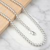 Trendy products 925 Sterling Silver 8MM custom beads chain necklace for Women men Fashion Affordable jewelry party wedding Gifts