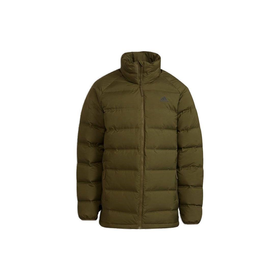 adidas Terrex HELIONIC Mid Jacket Focus Olive Men s GT9197 M
