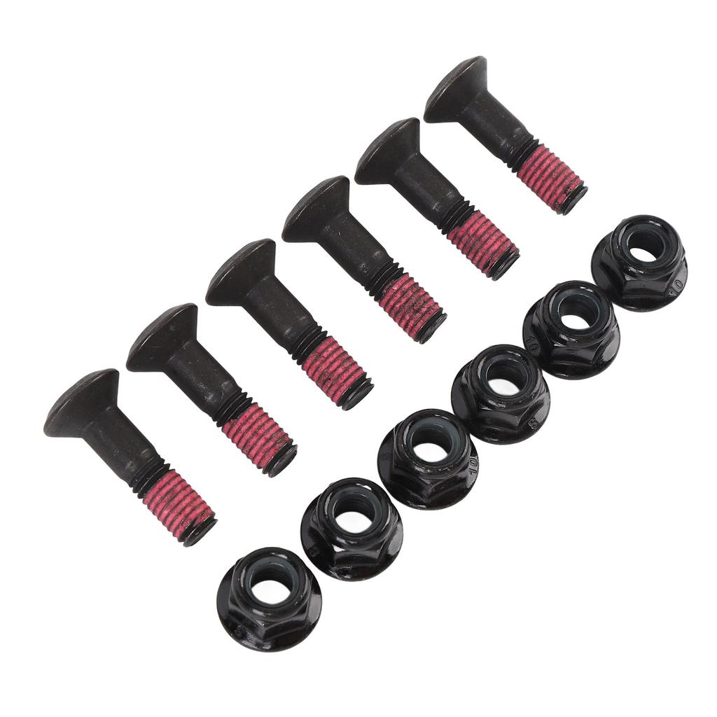 6 Sets Sprocket Bolt and Nut Kit M8 X 32mm Iron Motorcycle Sprocket Bolts Nuts Kit for YZ YZF