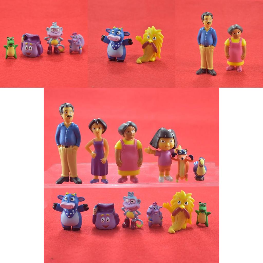 Atemberaubendes Dora die Entdeckerin Figurenset – Spielset mit 12 bezaubernden Figuren für Sammler