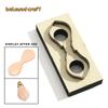 Zipper Leather Cutting Die Cut Mold, Leather Punch Die Set Leather Crafts Kraft Tool Handmade Cutters - Bag Zipper Pullers